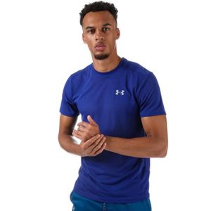 Under Armour threadborne à Manches Courtes Ajustée Homme Top-Noir