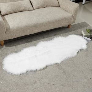 3 Tailles Doux Tapis de Mouton Peau Fausse Fourrure Chambre Canapé Fenêtre Rug