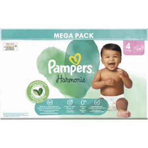 COUCHE Couches - Pampers Harmonie - Taille 4 - 80 couches