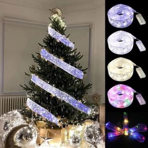 GUIRLANDE D'EXTÉRIEUR Lumières de Noël Guirlande Lumineuse 5M 50 LED Intérieur et extérieure Fairy Lights Câble Transparent pour Décoration Maison,cadeau
