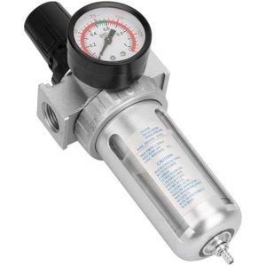 COMPRESSEUR Regulateur de Pression d'air Filtre à air Compresseur avec manomètre, BSP 1-2