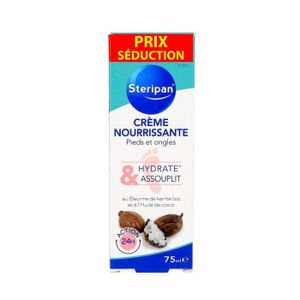 SOIN MAINS ET PIEDS Steripan - Crème Nourrissante Pieds & ongles - Hydrate et Assouplit - 75ML