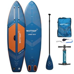 STAND UP PADDLE Stand up paddle SUP gonflable Wattsup Lined - Planche 310x84x15cm - Dropstitch - Ultra-Compact