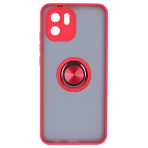 COQUE - BUMPER Coque Acrylique Anneaux pour Xiaomi Redmi A2 Rouge