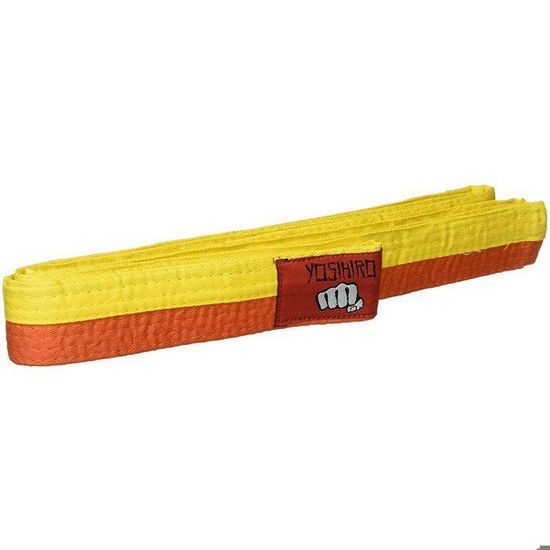 Ceinture Karaté Malino 100% Coton - 4.2cm - 9 Rangs De Coutures - Pour Arts Martiaux