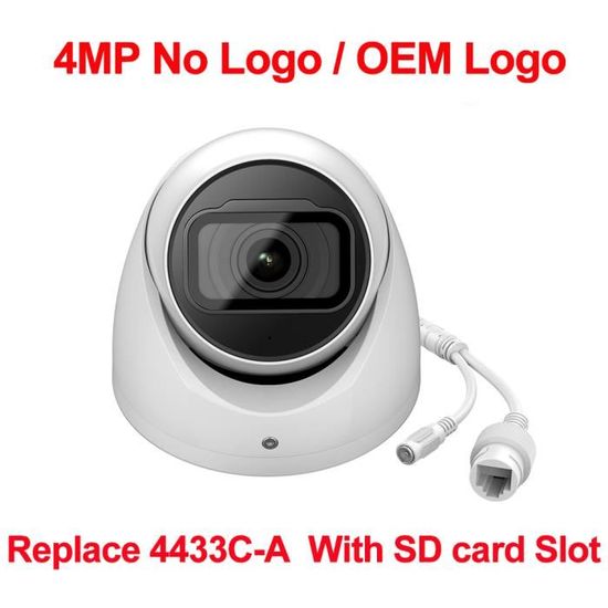 LOGO FEO 4MP - 2,8 mm - Caméra De Surveillance Dôme Extérieure Ip Poe ...