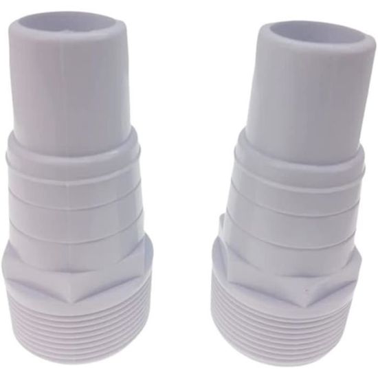 Kyzuzia Lot De 2 Adaptateurs Pour Aspirateur De Piscine (80 Mm Vers 32 Mm) Pour Tuyau D'aspiration, Adaptateur Pour Système De Filtration De Piscine Quick-up