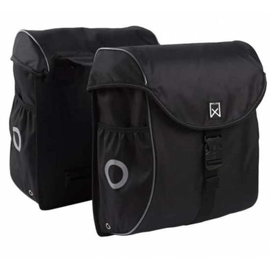 Willex Sacoche de Vélo Double 300 Noir Argent Cdiscount Sport