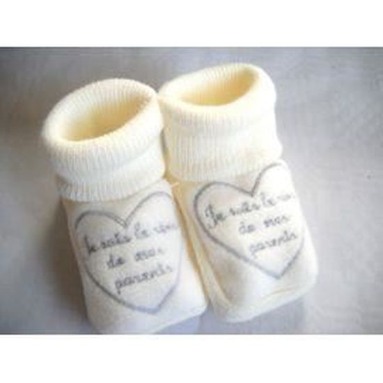 Chaussons Bebe Brode 0 3 Mois Achat Vente Chausson Pantoufle Chaussons Bebe Brode 0 3 Mo A Prix Fou Soldes Cdiscount