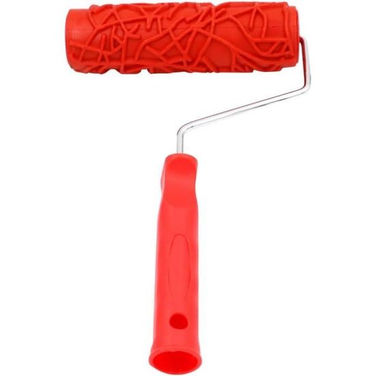 Rouleau De Peinture SODIAL 6 Pouces – Poignée Caoutchouc, Motif Bois, Outil 2182
