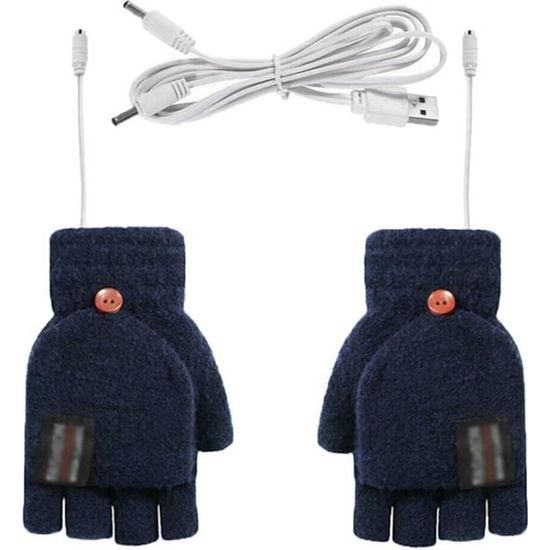 EagerMinds Gants Chauffants, Gants Chauffants USB Imperméables Et