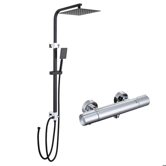 HEBEOT Rallonge Douche Laiton - Réglable Et Anti-Fuite
