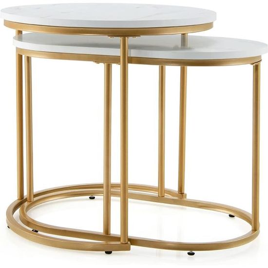 Nathan James Stella Lot De 2 Tables Gigognes Rondes Et Modernes Empilables Avec Bois Verre Ou Imitation Marbre Et Cadre En Metal Revetu Par Poudre Chene Rustiquenoir Nathan James Stella Lot De 2 Tables Gigognes Rondes Et Modernes Empilables Avec Bois Verre Ou Imitation Marbre Et Cadre En Metal Revetu Par Poudre Chene Rustiquenoir