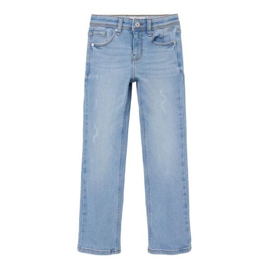 NAME IT Jean Droit Nkmryan 5950-Dm Noos Garçon - Coupe Classique Confortable Et Robuste