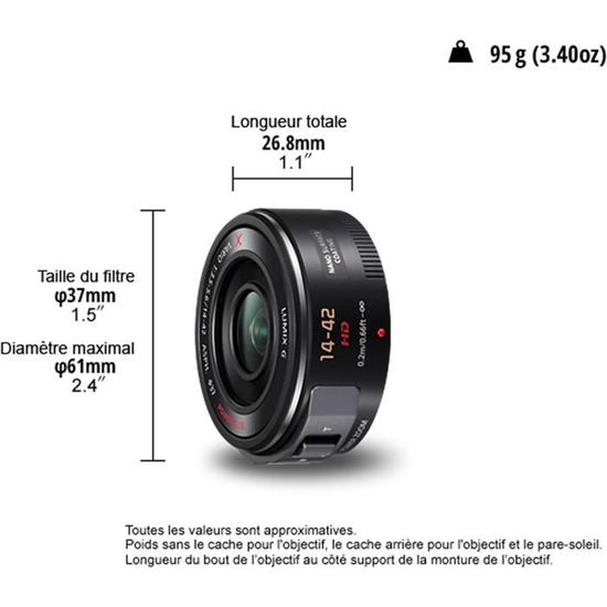 Objectif panasonic lumix 12 60mm d'occasion - Photo, audio & vidéo