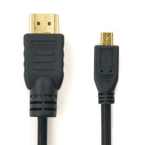 Câble Micro HDMI Type D longueur 1.5m pour Pentax K-1 K-1 II K-3 K