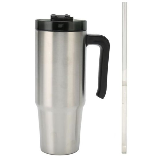 Tasse Isotherme 1,2L Acier Inoxydable – Multicolore Avec Couvercle Et Paille – Neuf