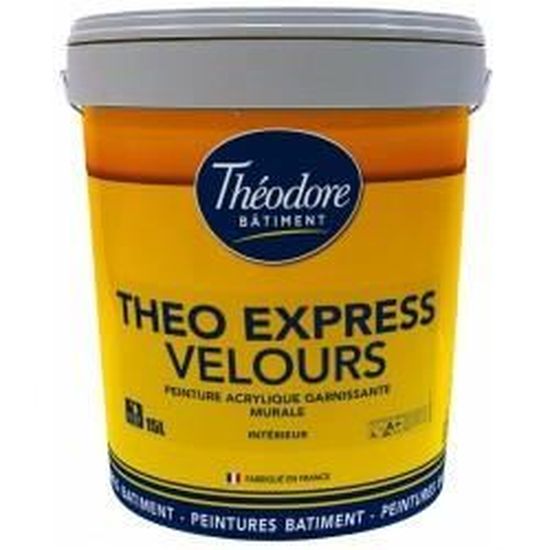 Theo Express Velours 15 Litre Theodore Batiment Achat Vente Peinture Vernis Theo Express Velours 15 Cdiscount