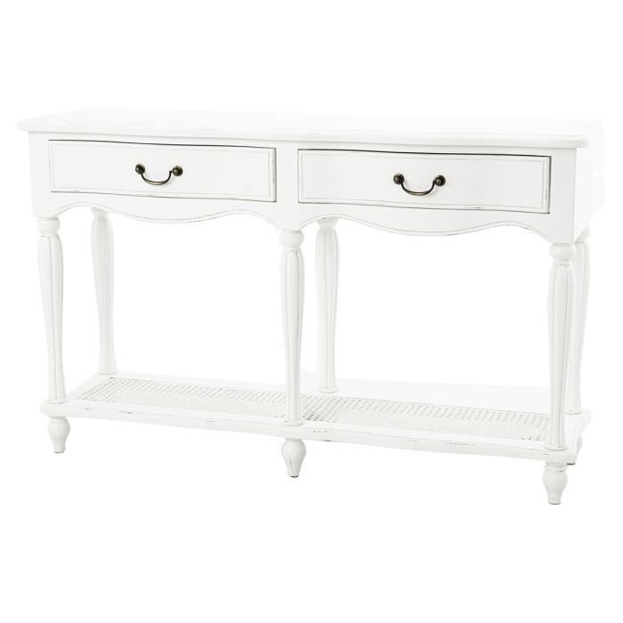 Console Drapier Garonne Blanc