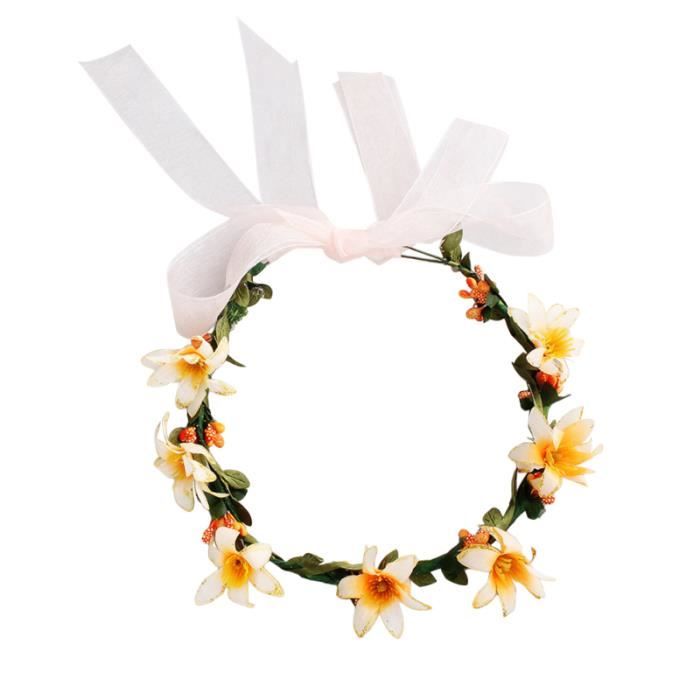 1 Pc couronne bandeau rotin fait à la main exquis matin gloire cheveux accessoires BANDEAU - SERRE-TETE - HEADBAND - HAIRBAND