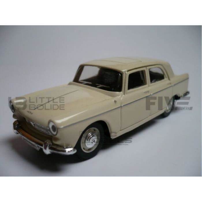 Voiture Miniature de Collection - NOREV 1/64 - PEUGEOT 404 - 1961 - White - 310612