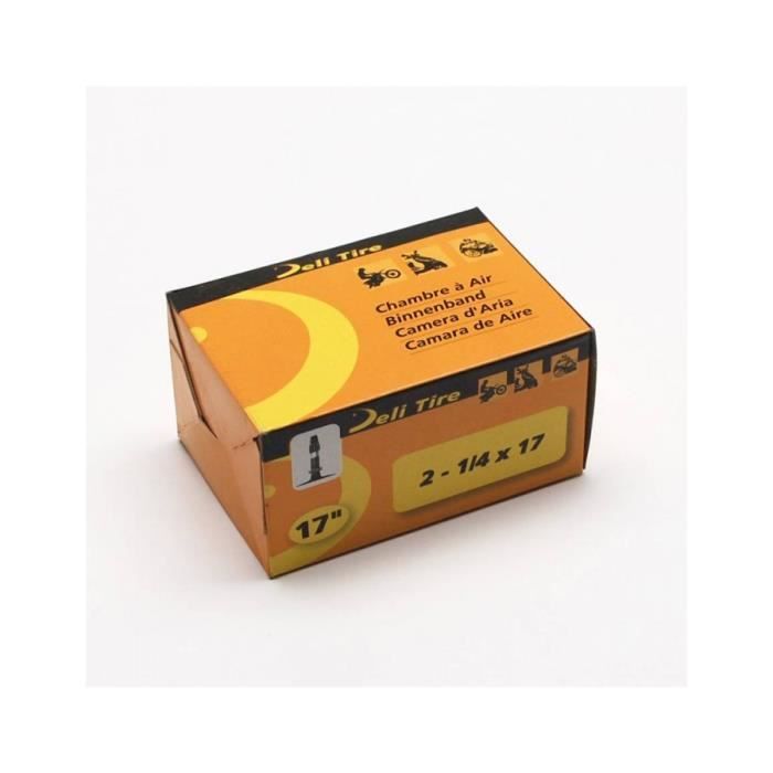 Chambre a air Deli Tire moto 2.00-17 2.25-17 2-17 2 1/4-17 petite valve Presta