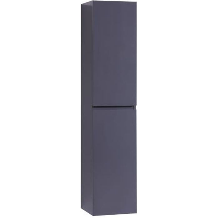 Colonne de salle de bains - Gris Laqué - L32.5cm x P34cm x H140cm