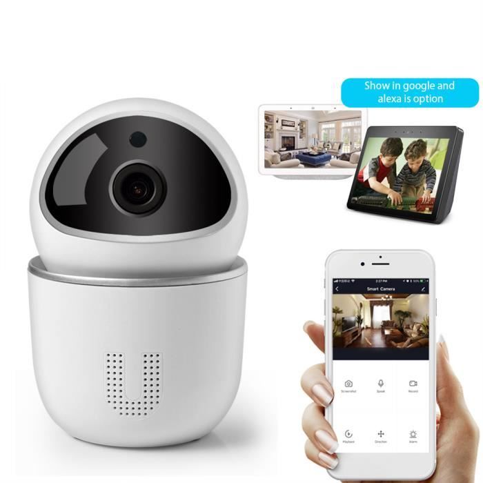 BABY PHONE - ECOUTE BEBE,1080P IP caméra WiFi Auto suivi maison sécurité Mini caméra Vision nocturne Tuya Smartlife - Type EU Plug