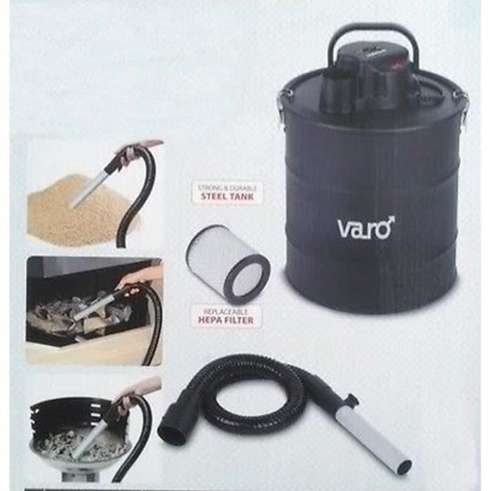 ASPIRATEUR CHEMINEE CUVE VIDE CENDRES PRO FILTRE HEPA 20L 1200W GTIE 2 ANS