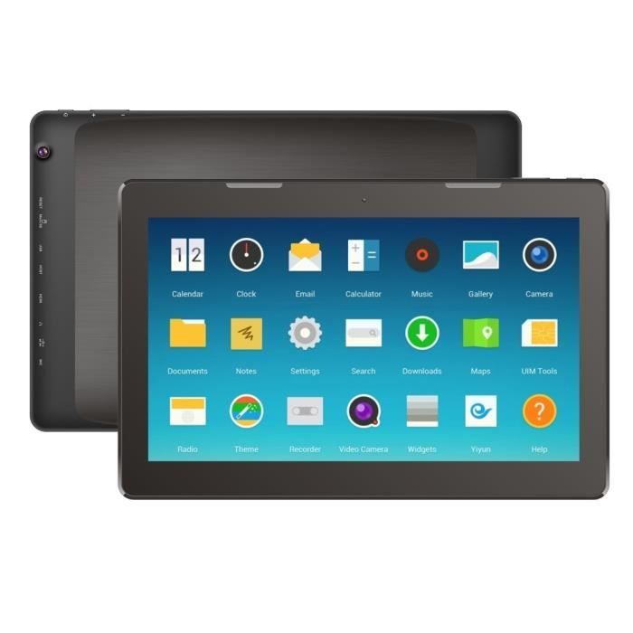 Tablette PC, Android, 13.3 Pouces, 2GB+16GB, Noir