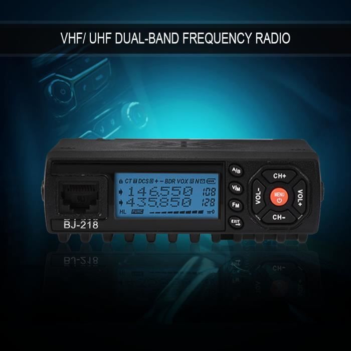 Garosa radio mobile bi-bande Mini voiture automatique Radio FM mobile VHF / UHF émetteur-récepteur de véhicule double bande