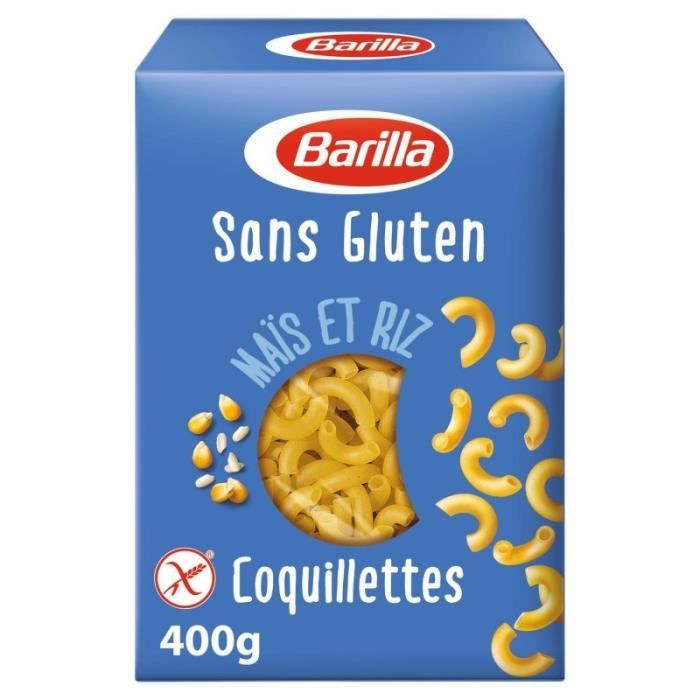 BARILLA - Coquillettes Sans Gluten 400G - Lot De 4