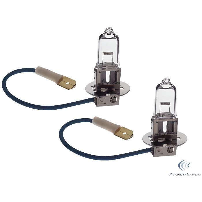 2 x Ampoules H3 100W 12V ORIGINE - FRANCE-XENON