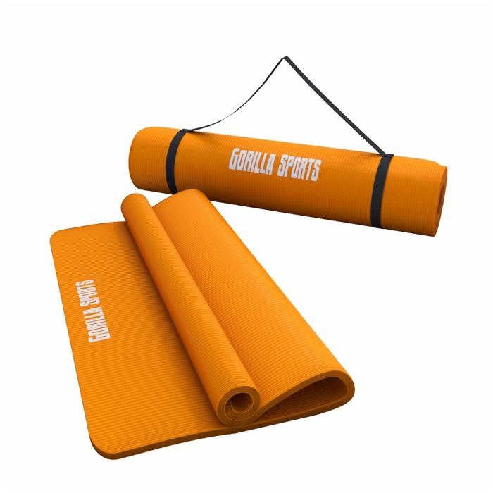 Tapis en mousse grand -190x100x1,5cm (Yoga - Pilates - sport à domicile) ORANGE