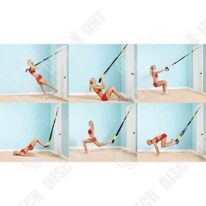 INN® Ceinture d'entraînement suspension tension corde yoga et fitness équipement de résistance et de forme physique