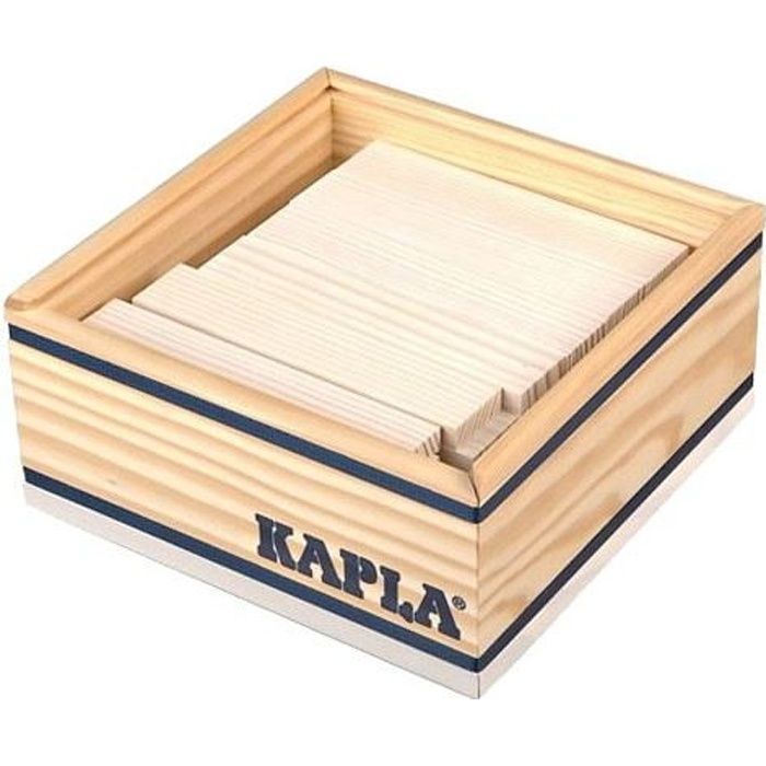 KAPLA Coffret Bois 40 Planchettes - Blanc