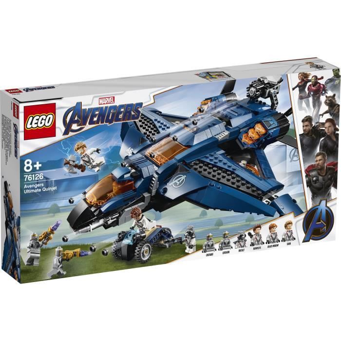 LEGO® Marvel Super Heroes 76126 - Le Quinjet des Avengers - Jeu de construction