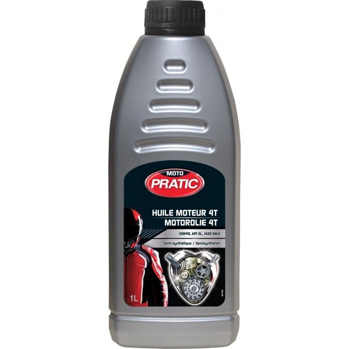 Huile 4 temps 1L Moto Pratic - Huile moto & scooter - SCOOTEO