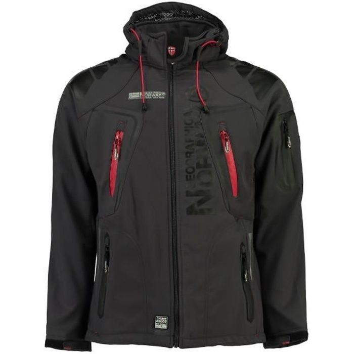 Softshell Homme Geographical Norway Techno New Gris