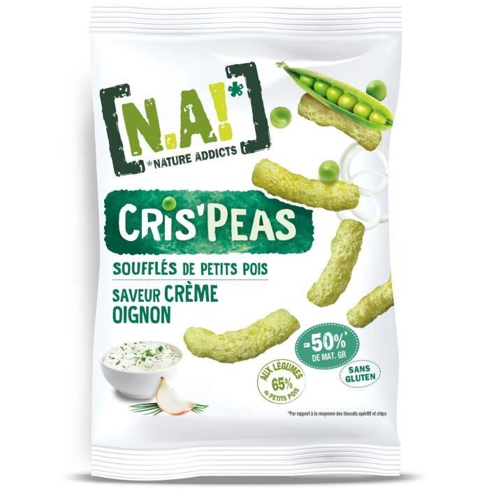 N.A Crispeas Sachet saveur Crème Oignon - 50 g
