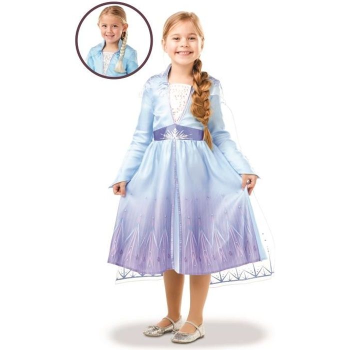 DISNEY Panoplie déguisement Elsa 2 avec accessoire