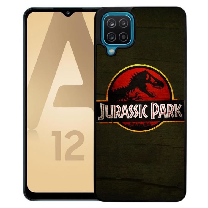 Coque souple pour Samsung Galaxy A12 5G - Jurassic Park. Accessoire téléphone