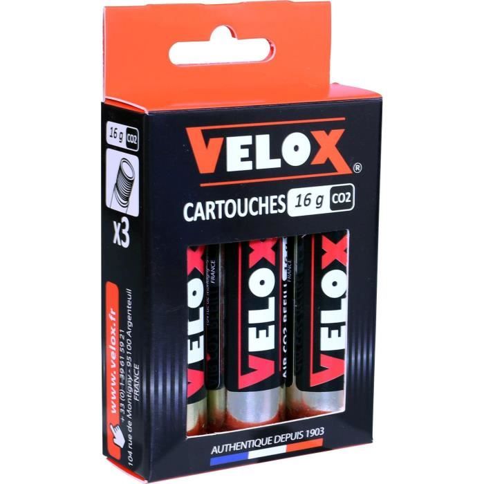 CARTOUCHES CO2 VELOX® 16 g (Lot de 3)