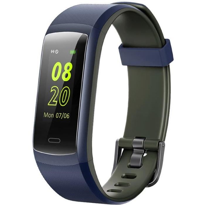 Willful Montre Connectée Femme Homme Tracker d'Activité Distance Calories Sommeil Cardiofréquencemètre Bracelet Connecté Bleu