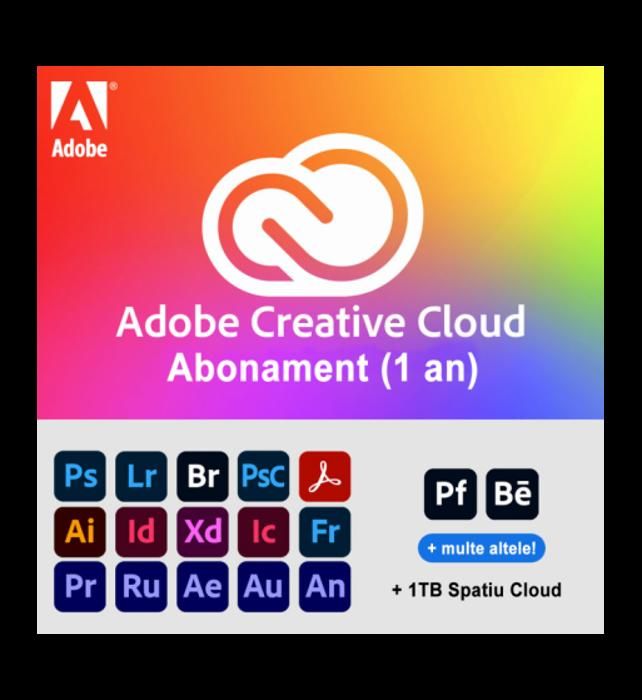 Legal annual subscription Adobe creative cloud collection 2024 pack with AI (ALL DEVICES)