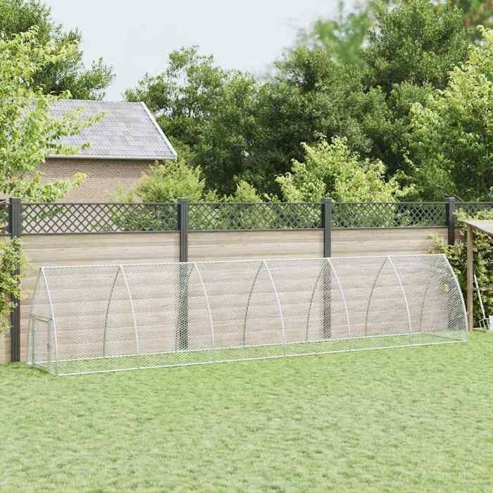 vidaXL Cage pour poules 600x105x120 cm