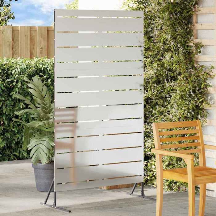 vidaXL Écran de confidentialité Gris 100 x 50 x 180 cm Acier 868568