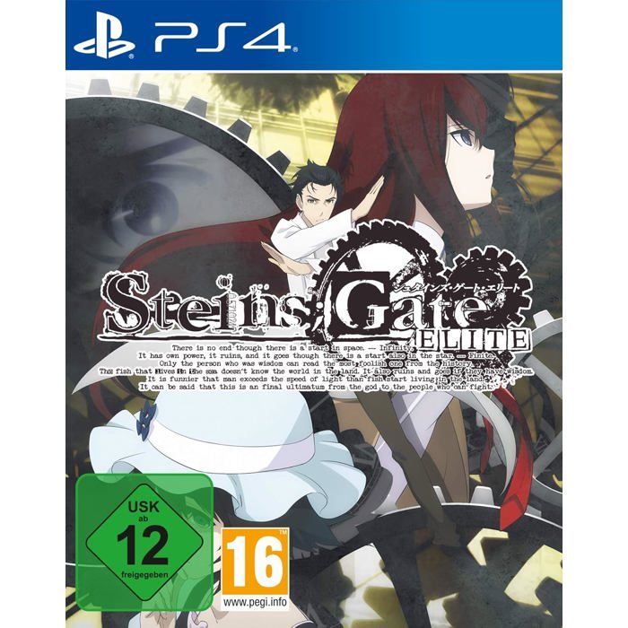 Jeu vidéo SPIKE CHUNSOFT Steins Gate ELITE PS4 Aventure entièrement animée Voyage dans le temps