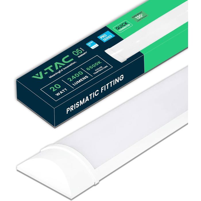 TRAHOO-Réglette LED Linéaire 60 cm - 20W - Chip Samsung - Haute Luminosité - Plafonnier Lampe Rectangulaire 2050 Lumen IP20 p[J97]