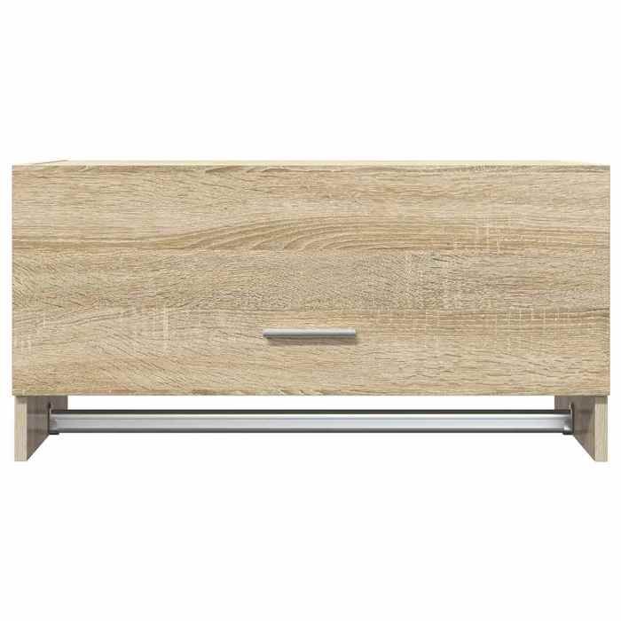 Remise 2026®Meuble vêtements Brun - Garde-robe - grand stockage - Armoire penderie - Chêne sonoma - 70x32 5x35cm - Bois dingénie